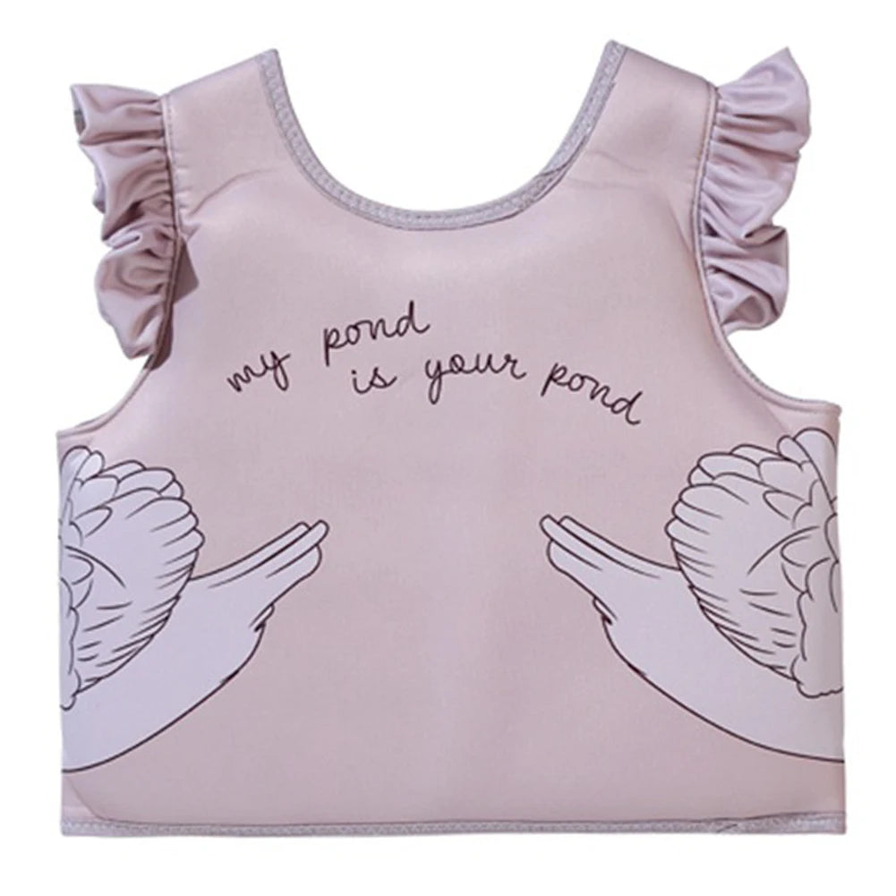 Kids Swim Vest Swim Trainer Vest Cute Swimming Aid Buoyancy Clothing Cartoon Floaties Swimsuit Buoyancy Swimwear for Boys Girls