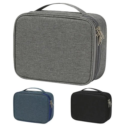 Electronics Organizer Travel Case Compact Waterproof Electronics Organizer Case Travel Essentials Cable Storage Bag For Mini