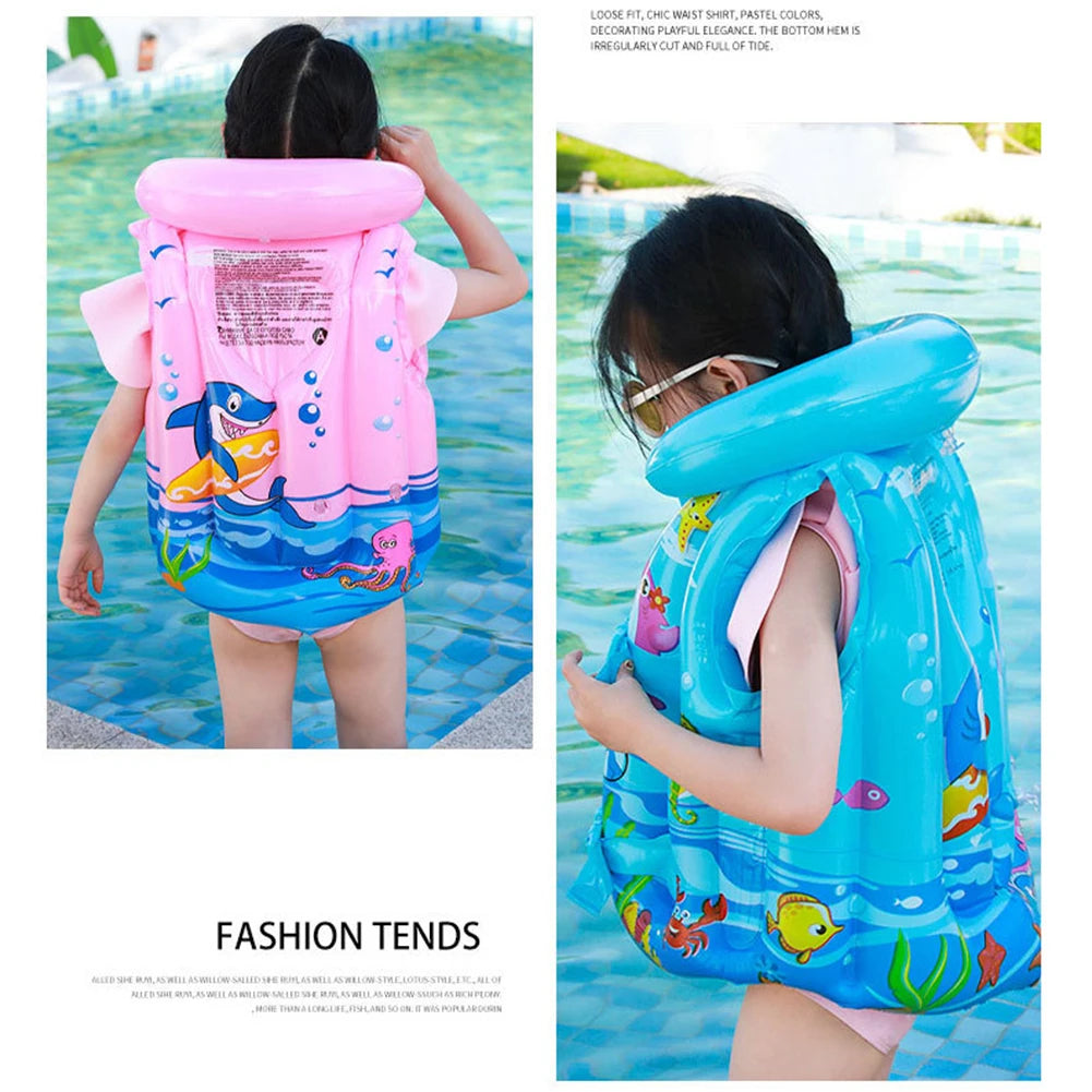 Baby Float Life Vest Jacket Children PVC Drifting Safety Vest Swimming Vest for Children Buoyancy Floating Vest Swimming Vest