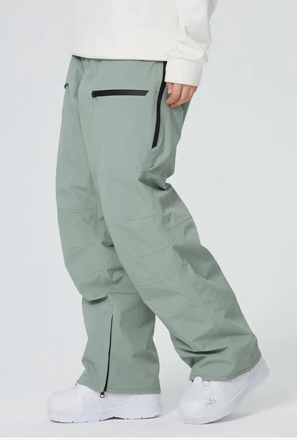 Adult Winter Skiing Pants Women Warm Ski Trousers Men Loose Snow Pants 2025 New Britches Waterproof Windproof Snowmobile Clothes