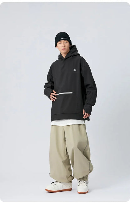 Southern Potato Ski Pants Women's Single Board Waterproof Ski Outerwear Loose Fit Men's Casual Pants For Outdoor Activities