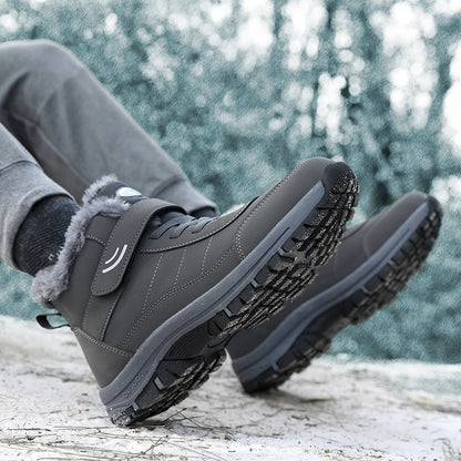 Ankel Bootsfor Women Casual Winter Shoes Platform Non-slip Warm Ankle Boots Plush Combat Outdoor Casual Hiking Motorcycle Boots