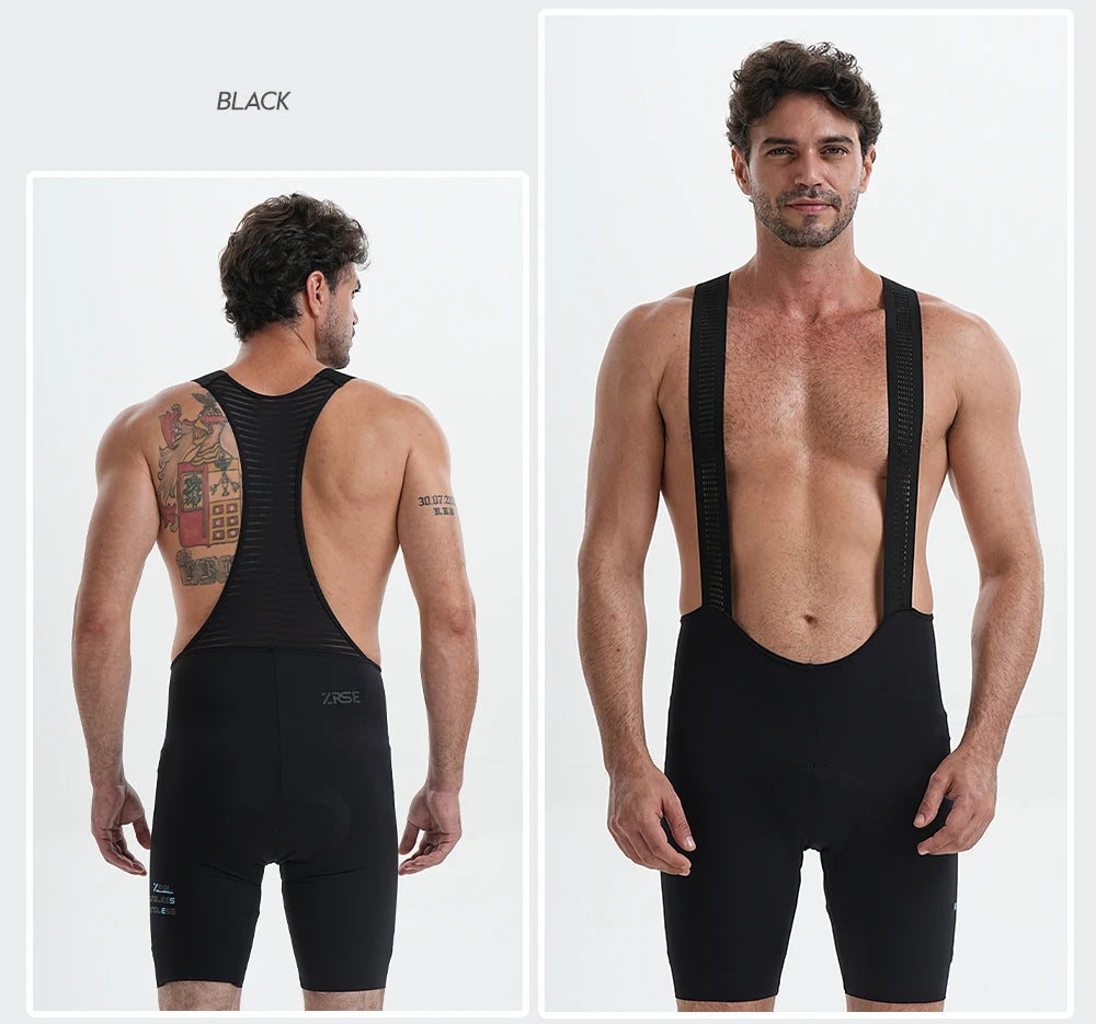 Men's Cycling Bib Shorts Seamless Outdoor Wear Bike Ride 7 Hours Padded Pro Team Riding Bib Tights Breathable MTB Cycling Shorts