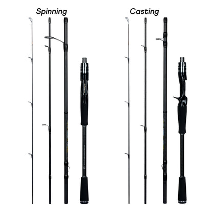 MAXIMUS Lure Fishing Rod 1.8m 2.1m 2.4m 2.7m 3.0m 30T Carbon Spinning Baitcasting FUJI Guide Travel Casting 3-35g L/M/MH BIUTIFU