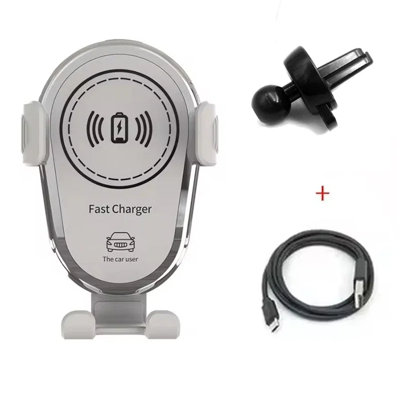 30W Wireless Chargers Fast Car For iPhone 15 14 13 12 11 Pro XS Max XR Samsung Xiaomi Wireless Charging Phone Car Holder Charger