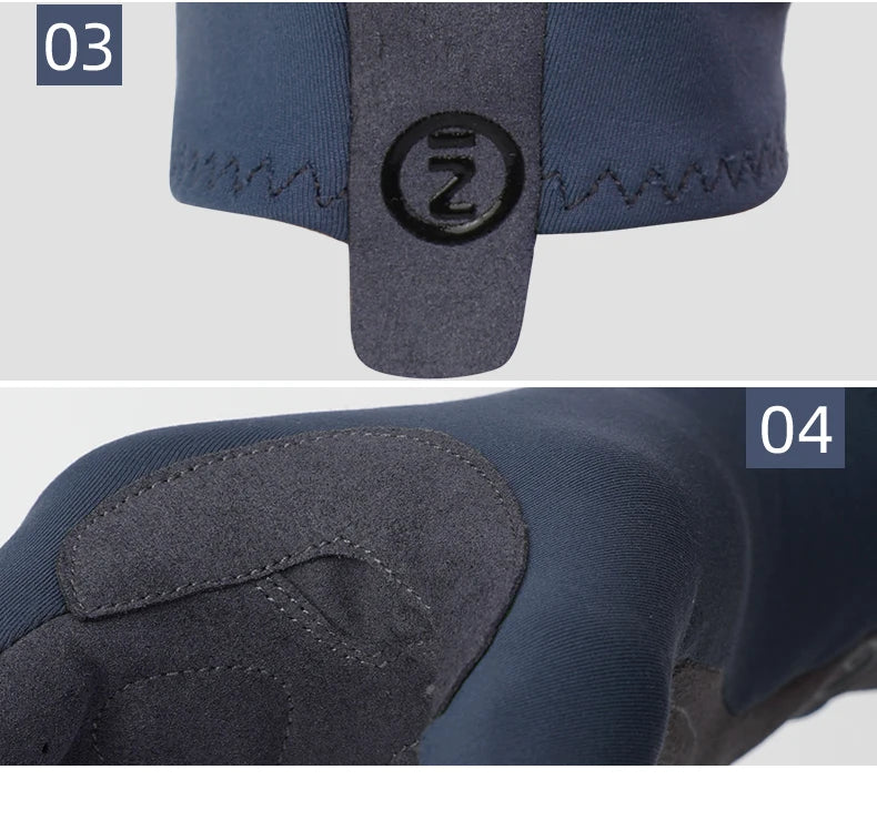 INBIKE 2024 Cycling Gloves Gel Padded for Men Autumn Winter Fleece Road Bike Gloves MTB Full Finger Touchscreen Bike Accessories