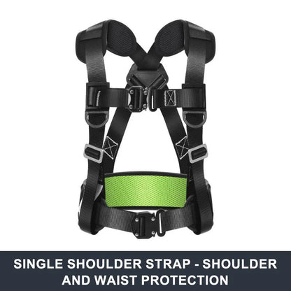 High-altitude Work Safety Belt Rope Set Outdoor Rock Climbing Electrician Construction Safety Harness Protective Equipment