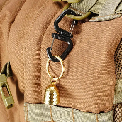 Double Clip Carabiner Outdoor Hook Clip Multi-Use Outdoor S Chain Hooks Portable Backpack Locking Hooks With 360 Degree Swivel