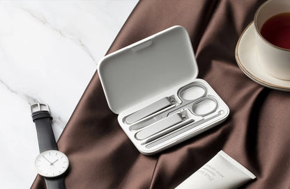 New Original Xiaomi Mijia Manicure Nail Clippers Pedicure Set Portable Travel Hygiene Kit Stainless Steel Nail Cutter Tool Set