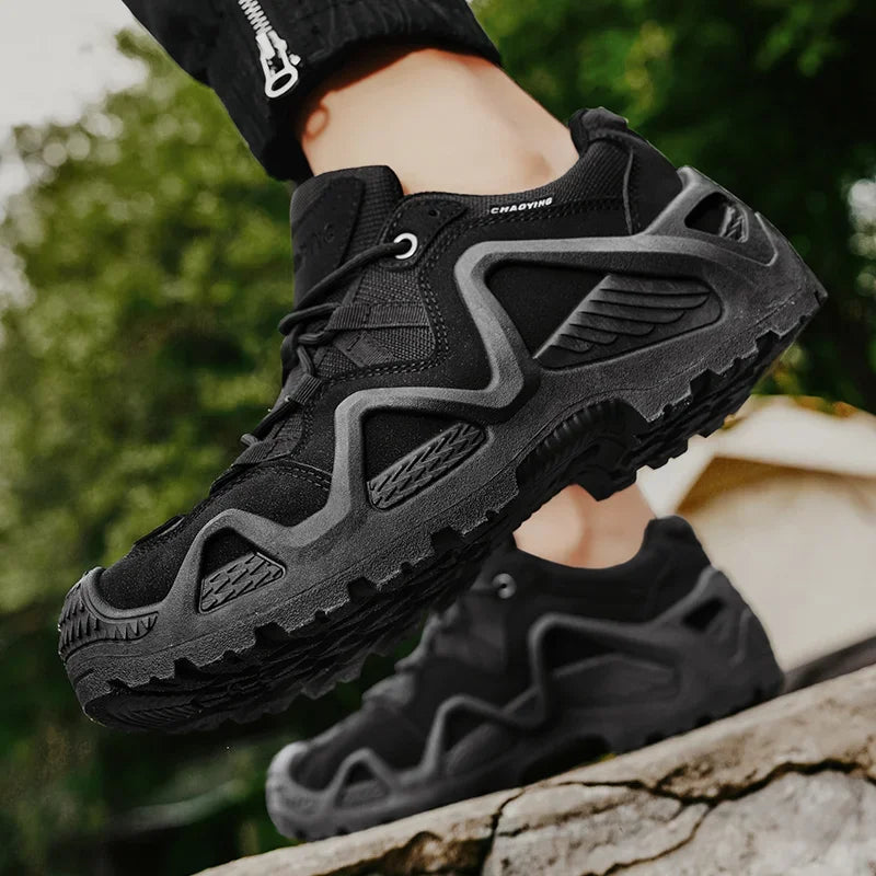 Outdoor Mens Combat Tactical Desert Boots Male Field Hunting Hiking Climbing Training Waterproof Sports Shoes