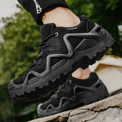 Outdoor Mens Combat Tactical Desert Boots Male Field Hunting Hiking Climbing Training Waterproof Sports Shoes