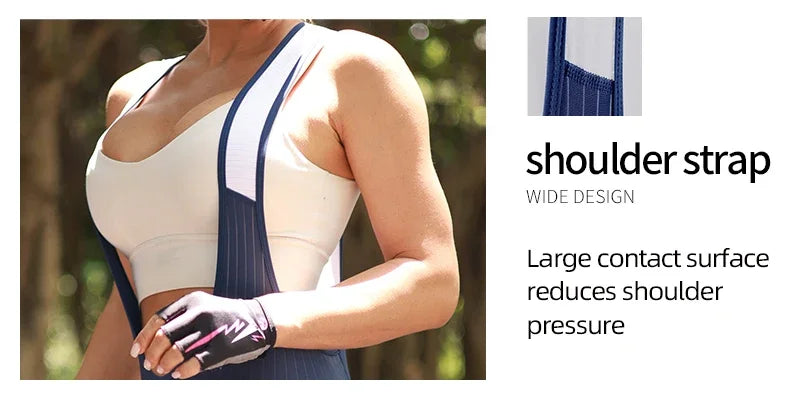 X-Tiger Women Pro Cycling Bib Shorts Summer Laika MTB Road Bicycle Shorts Women's Cycling Suspenders With ST-MULTI cushion