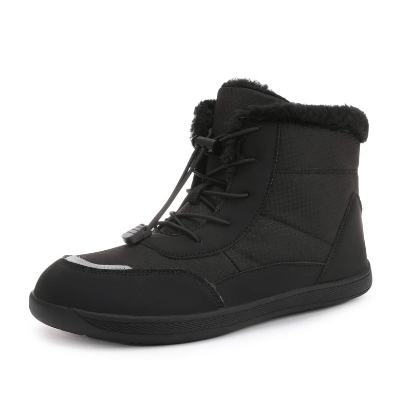 Clearance_2024 women's barefoot snow boots warm snow boots outdoor hiking shoes winter fur ankle boots women's boot Barefoot Ank
