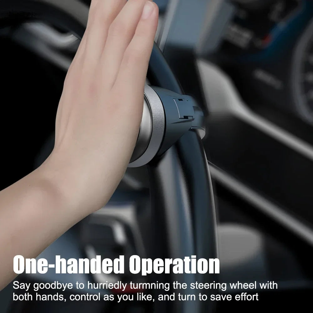 Universal Car Steering Wheel Booster Ball Labor Saving Turning Spinner Knob Bearing Power Handle Holder Automotive Accessories