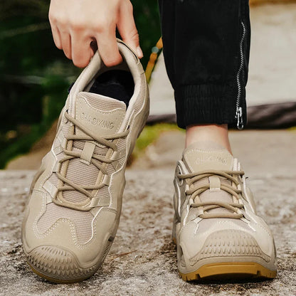 Outdoor Mens Combat Tactical Desert Boots Male Field Hunting Hiking Climbing Training Waterproof Sports Shoes
