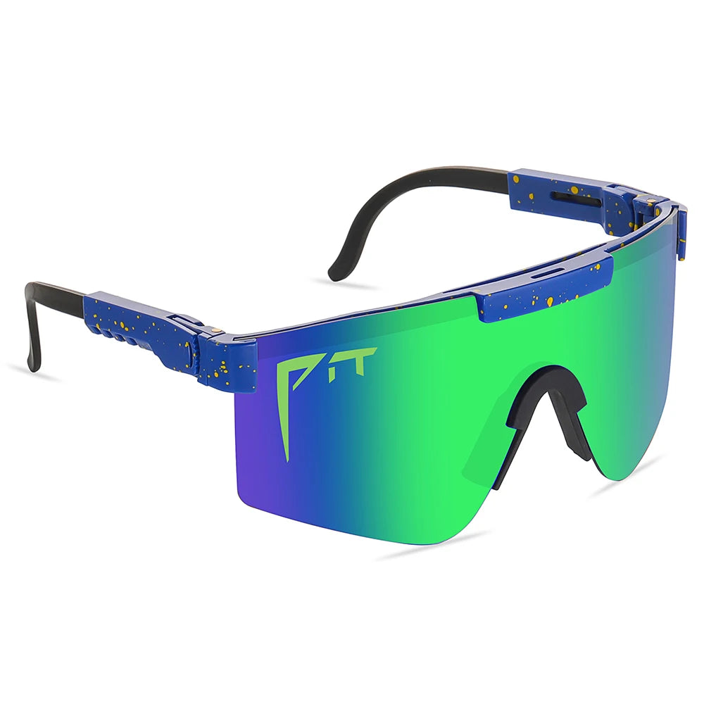 UV400 Cycling Glasses Men Women - Pit Viper Style MTB Outdoor Sport Sunglasses