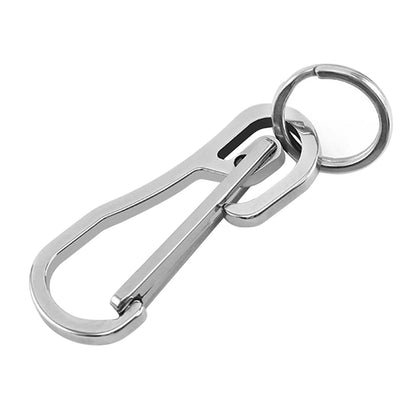 Carabiner Keychain Hook Outdoor Stainless Steel Carabiner Cap Lifter Hex Driver Bottle Opener Keychain Ring Climbing Accessorie