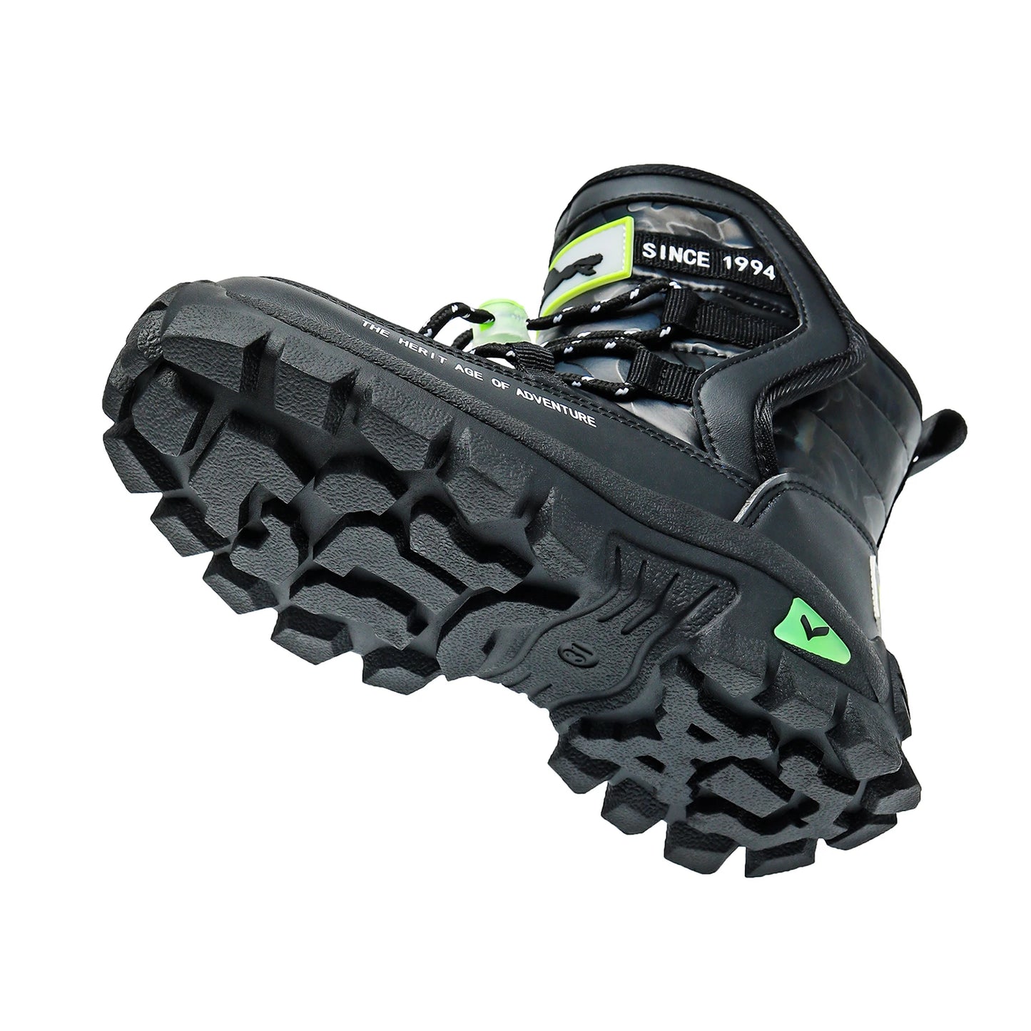 JMFCHI Kids Snow Boots Boys Hiking boots for Kids Waterproof Winter Snow Boots for Girls Warm Fur Lined Slip Resistant Outdoor