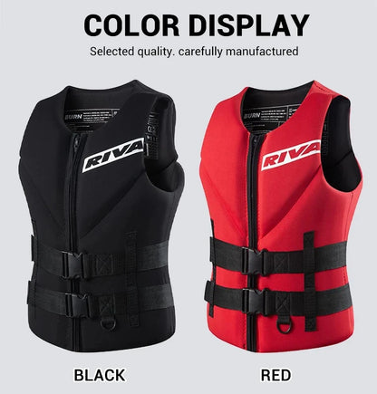 Life Vest Adults Surf Vest Kayak Wakeboard Motorboats Raft Rescue Boat Ski Water Sports Swimming Drifting Rescue Life Jacket