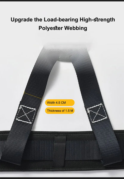 High-altitude Work Safety Belt Rope Set Outdoor Rock Climbing Electrician Construction Safety Harness Protective Equipment