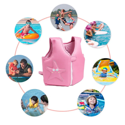 Infant Buoyancy Vest Jacket Cute Three-dimensional Design Child Bathing Swimming Life Float Swim Gear Swimming Pool Accessories