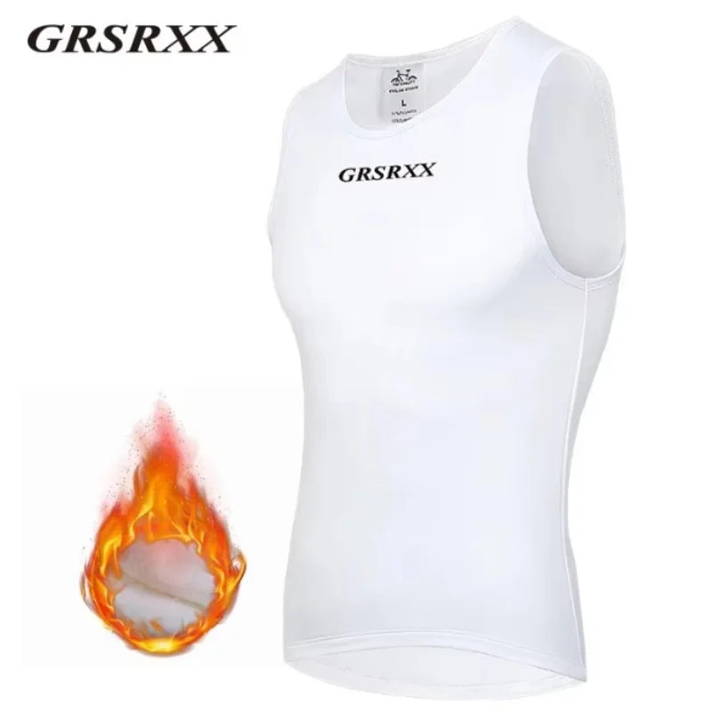 GRSRXX Thermal Winter Cycling Jacket MTB Bike Coat Bicycle Coat Sleeveless  Long Sleeve Clothing Cycling Jersey Ciclismo Unisex