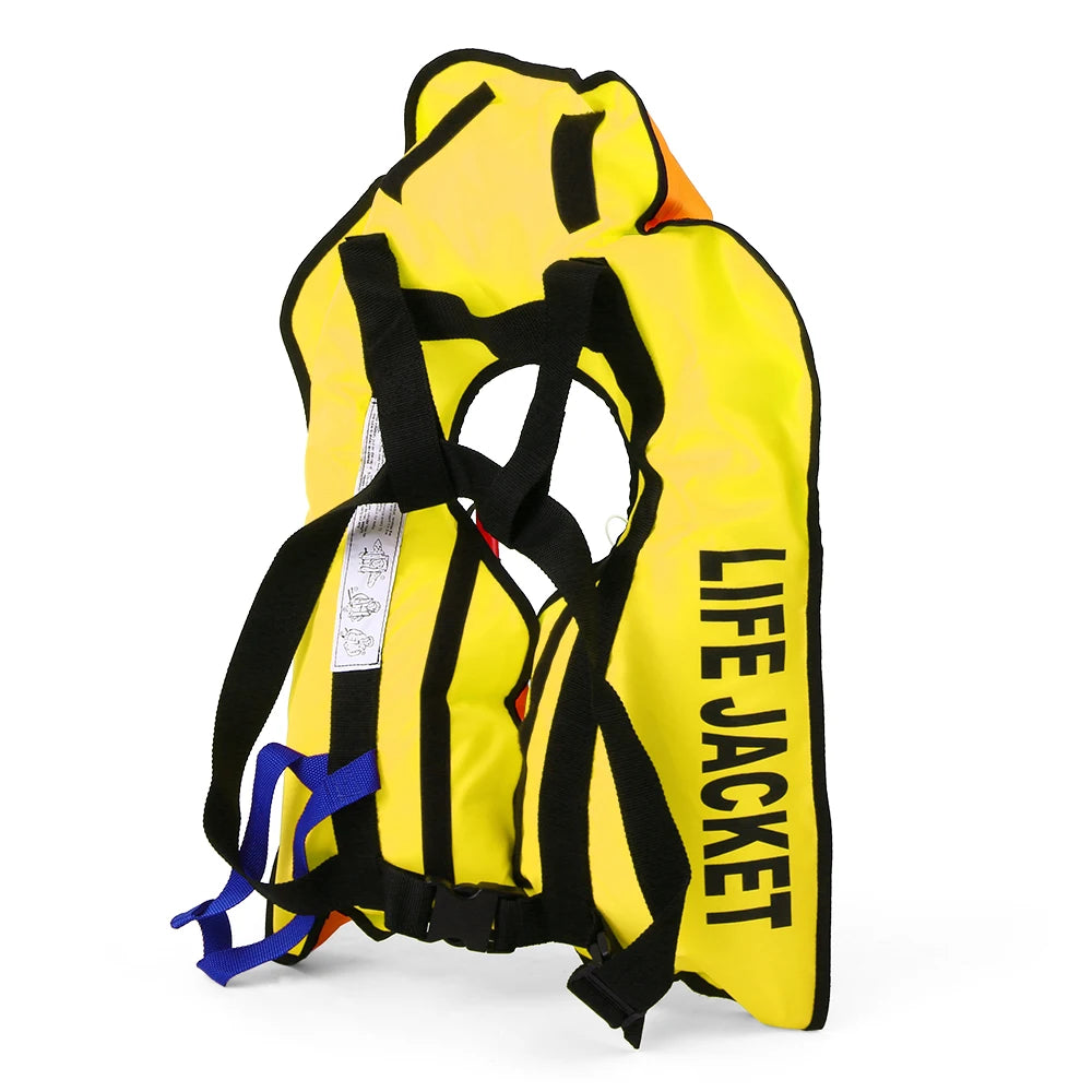 Manual Inflatable Life Jacket Adult Life Vest Water Sports Swimming Fishing Survival Jacket