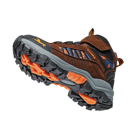 Kids Hiking Boots Boys Girls Outdoor Walking Climbing Sneaker Comfortable Snow Shoes Hiker Boot Antiskid Steel Buckle Sole