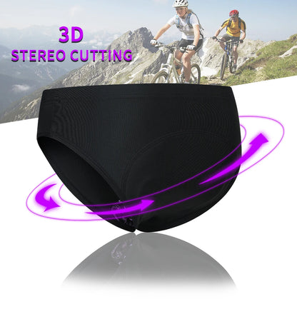 WOSAWE Women Cycling Underwear 3D Padded Shockproof Mountain MTB Bicycle Shorts Riding Bike Sport Underwear Tights Shorts