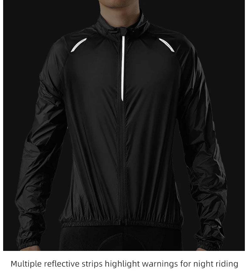 ROCKBROS Summer Sun Protection Bike Jacket Breathable Cycling Skin Tops Outdoor Hiking Fishing Sportswear Sweat-absorbent Jersey