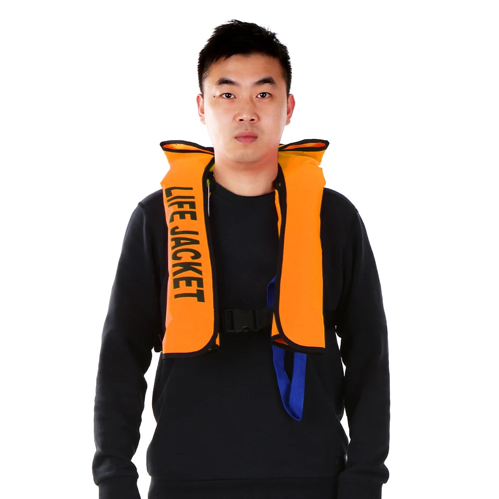Manual Inflatable Life Jacket Adult Life Vest Water Sports Swimming Fishing Survival Jacket