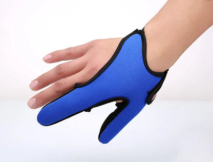 Fishing Gloves 2 Fingers Protector Breathable Anti-Slip Anti-Cut Fishing Gloves Carp Outdoor Fishing Tackle Accessories Supplies
