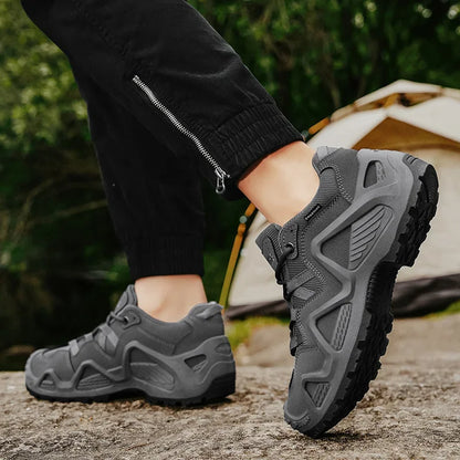 Outdoor Mens Combat Tactical Desert Boots Male Field Hunting Hiking Climbing Training Waterproof Sports Shoes