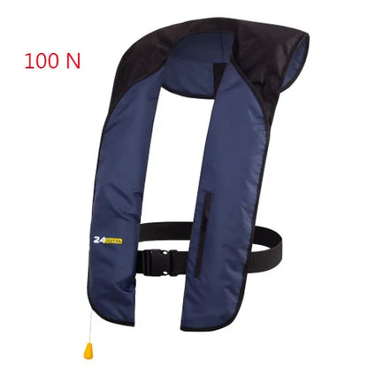 Professional Fishing Vest Self Inflatable Life Jacket Manual Vest Adult 150N 100N Auto Water Sports Rafting Boating Accessories