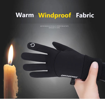 Winter Waterproof Touchscreen Gloves for Men Women Windproof Non-Slip Warm Cycling Motorcycle Ski Driving Sports Fishing Gloves