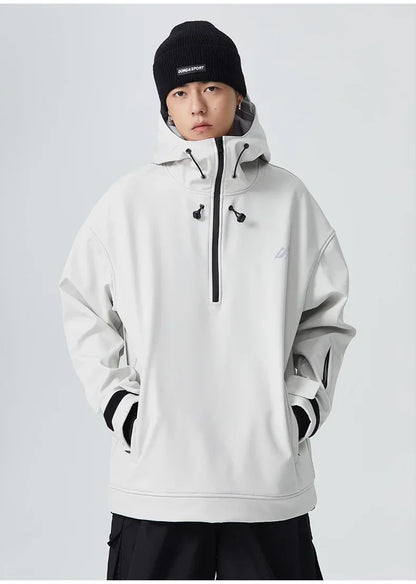Couple Winter Skiing Jacket 2025 New Warm Snow Clothes Woman Pro Windproof Ski Sport Hoodies Man Outdoor Snowboard Top Tracksuit
