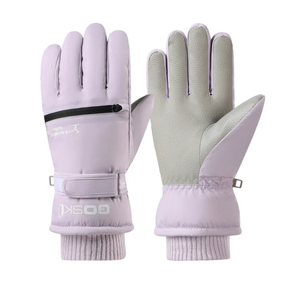 2025 Ski Gloves Warm, Waterproof, Thickened Finger Gloves Winter Ski Board Snow Gloves Men's and Women's Accessories