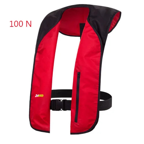 Professional Fishing Vest Self Inflatable Life Jacket Manual Vest Adult 150N 100N Auto Water Sports Rafting Boating Accessories