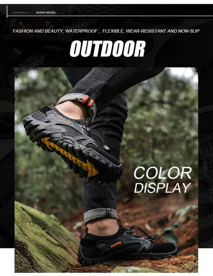 Outdoor  Anti-slip Wear-resistant Shoes for Men Hiking Shoes Jogging Trekking Sneakers Fast Zapatos Outdoor Hombre Invierno