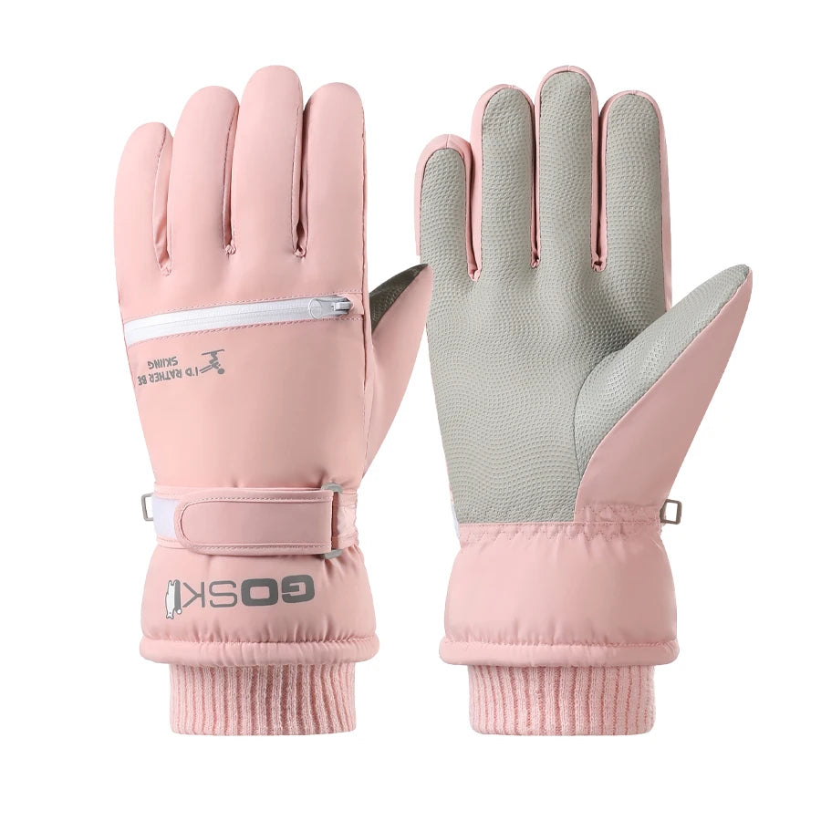 2025 Ski Gloves Warm, Waterproof, Thickened Finger Gloves Winter Ski Board Snow Gloves Men's and Women's Accessories