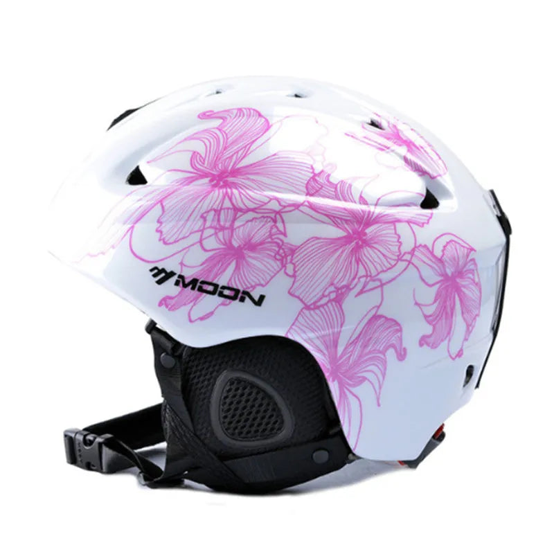 MOON PC+EPS Adult Ski Helmet for Adult and Youth Skating Skateboard Helmet Snow Sports Snowboard Helmets With 2 Gifts