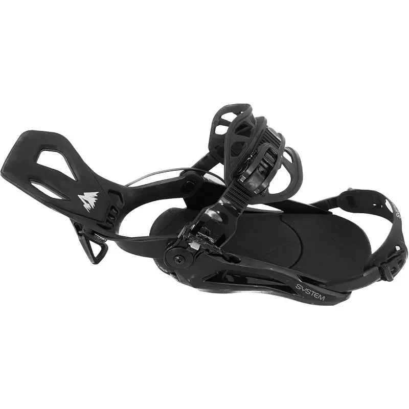 System Ultra Men's Rear Entry Step in Style Snowboard Bindings 2025,Medium