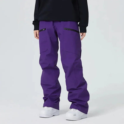 2025 Winter Women Ski Pants Snowfield Windproof Snowboard Sport Trousers Warm Man Loose Overalls New Pro Waterproof Skiing Pants