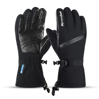 Winter Outdoor Snowy Cycling Skiing Sports Mountaineering Warm Windproof Waterproof Durable Waterproof Ski Thick Gloves