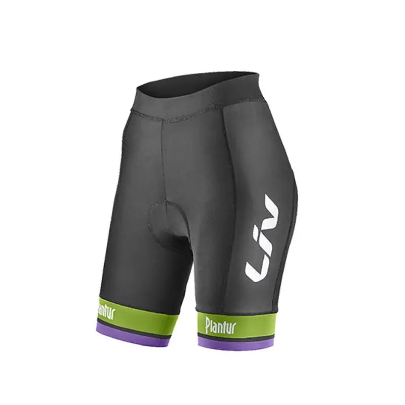 LIV ,mulheres calções de ciclismo esportes padrão apertado bicicleta shorts almofada gel mtb feminino shorts equitação calças