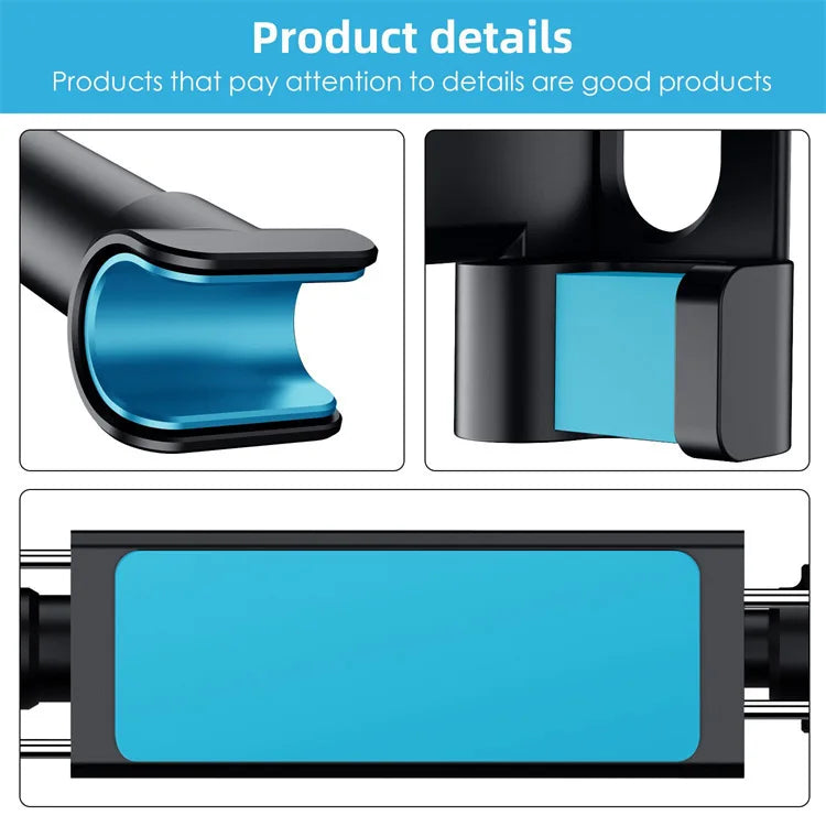 Car Rear Seat Bracket Car mobile phone holder Car rear headrest bracket Snap on flat bracket Automotive interior modification