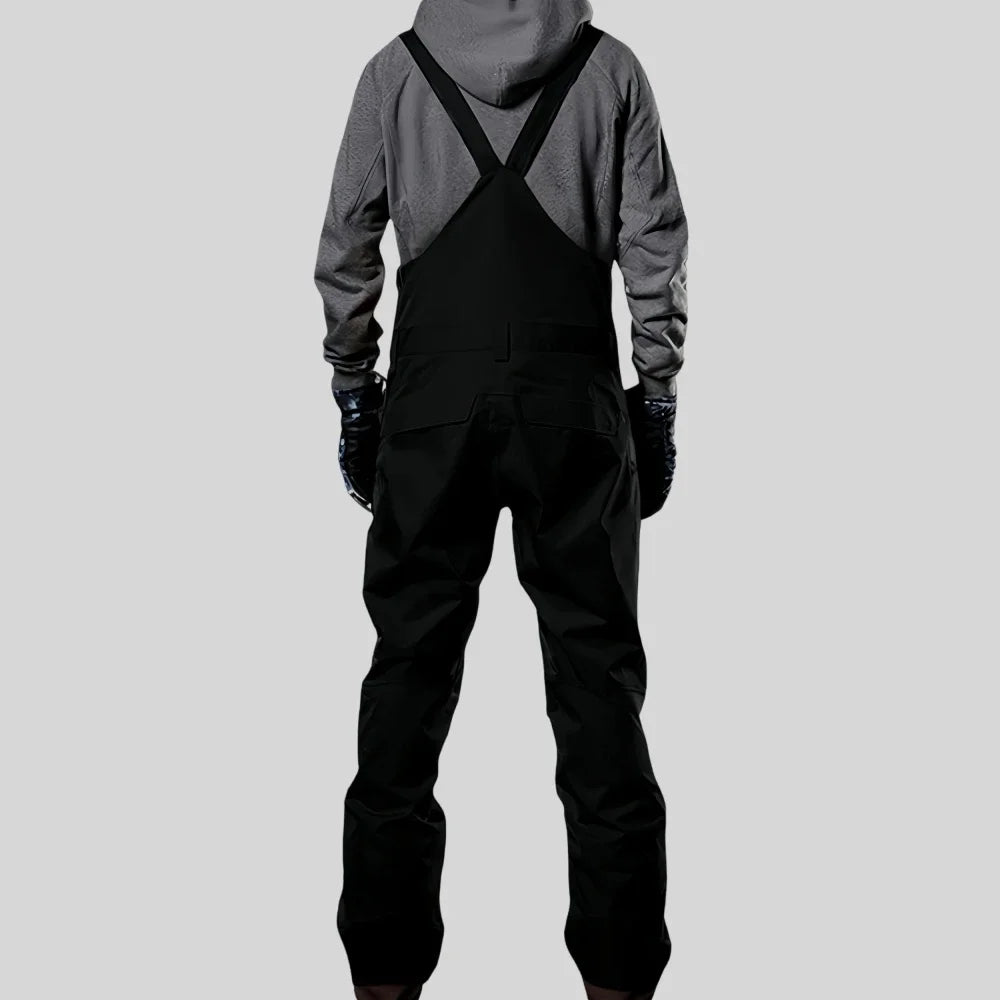 Waterproof Snowboard Sport Pants Winter New Skiing Trousers Men Loose Ski Overalls Outdoor Windproof Snow Strap Pants Clothing