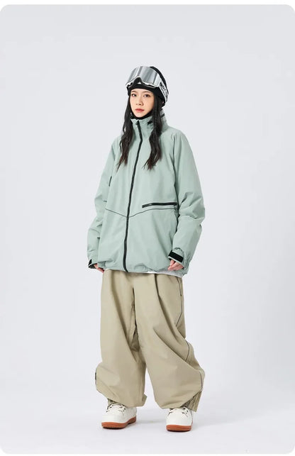 Southern Potato Ski Pants Women's Single Board Waterproof Ski Outerwear Loose Fit Men's Casual Pants For Outdoor Activities