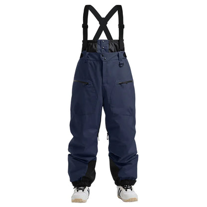Loose Windproof Skiing Pants Thickening Warm Ski Overalls Men Winter New Snow Clothes Waterproof Pant Outdoor Snowboard Trousers