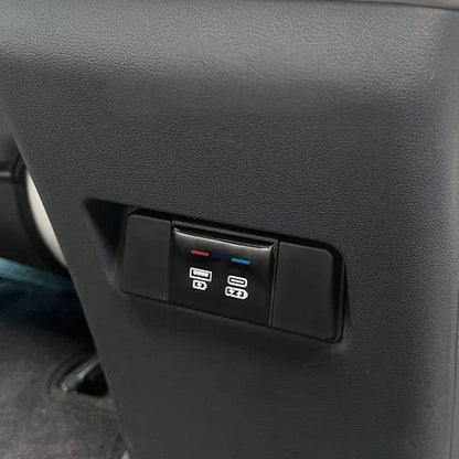 BYD Car Rear Seat USB Charging Protection Cover for BYD Seal 06 GT Charging Port Modification Dustproof Decorative Trim ABS